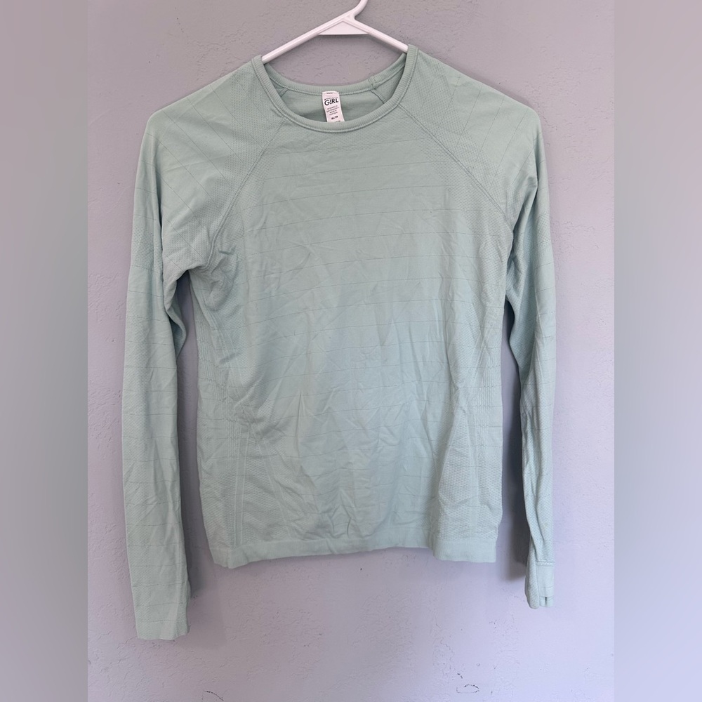 Light Green Long Sleeve Shirt